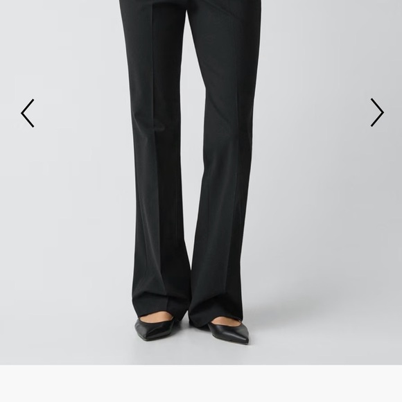 Theory Pants - Theory Black Slim Wool Trousers NWT